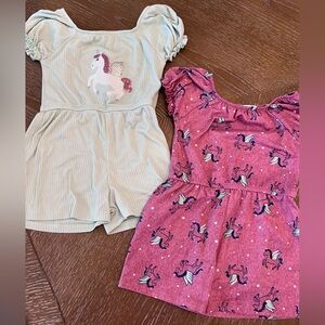 Bundle of 2 girls rompers
